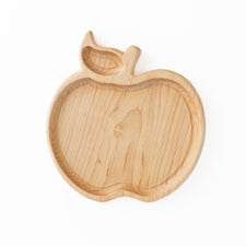 Aw & Co. Sensory Play Wooden Apple Plate / Sensory Tray (Made in Canada)