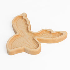 Aw & Co. Sensory Play Wooden Moose Plate / Sensory Tray (Made in Canada)
