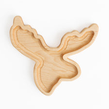 Aw & Co. Sensory Play Wooden Moose Plate / Sensory Tray (Made in Canada)