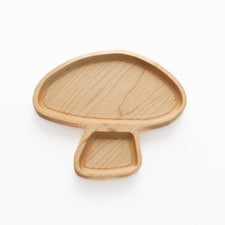 Aw & Co. Sensory Play Wooden Mushroom Plate / Sensory Tray (Made in Canada)
