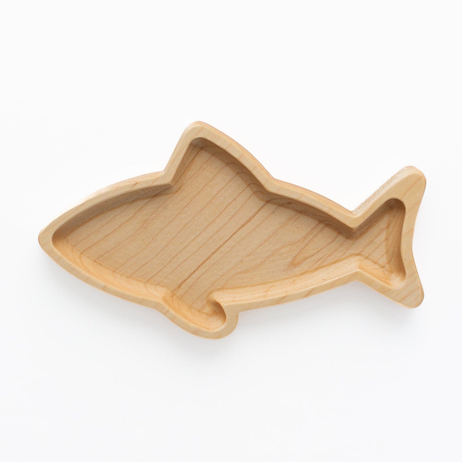 Aw & Co. Sensory Play Wooden Shark Plate / Sensory Tray (Made in Canada)