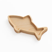 Aw & Co. Sensory Play Wooden Shark Plate / Sensory Tray (Made in Canada)