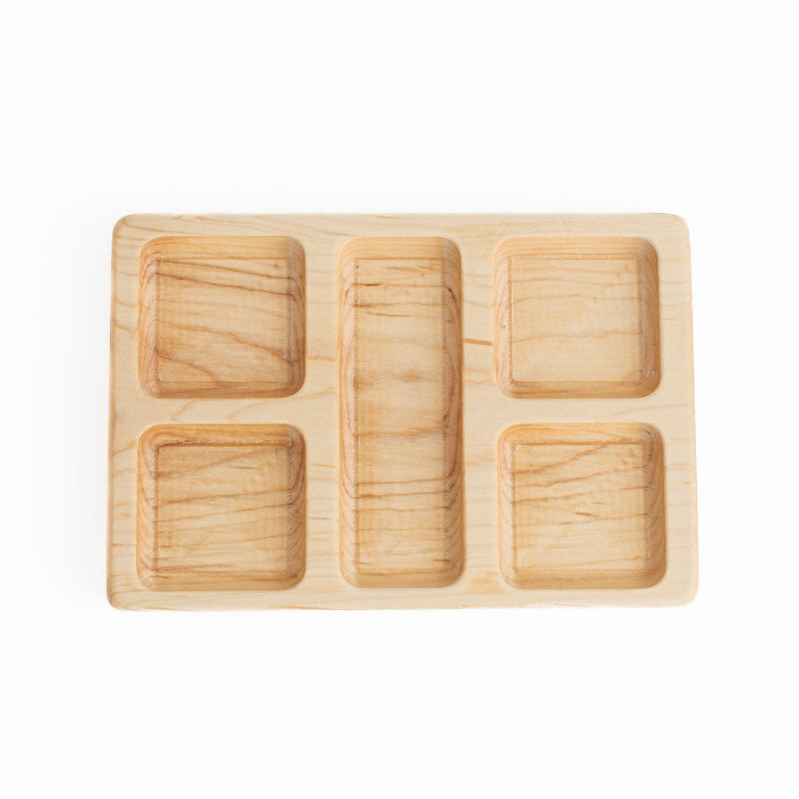 Aw & Co. Sensory Play Wooden Tinker Tray (Made in Canada)