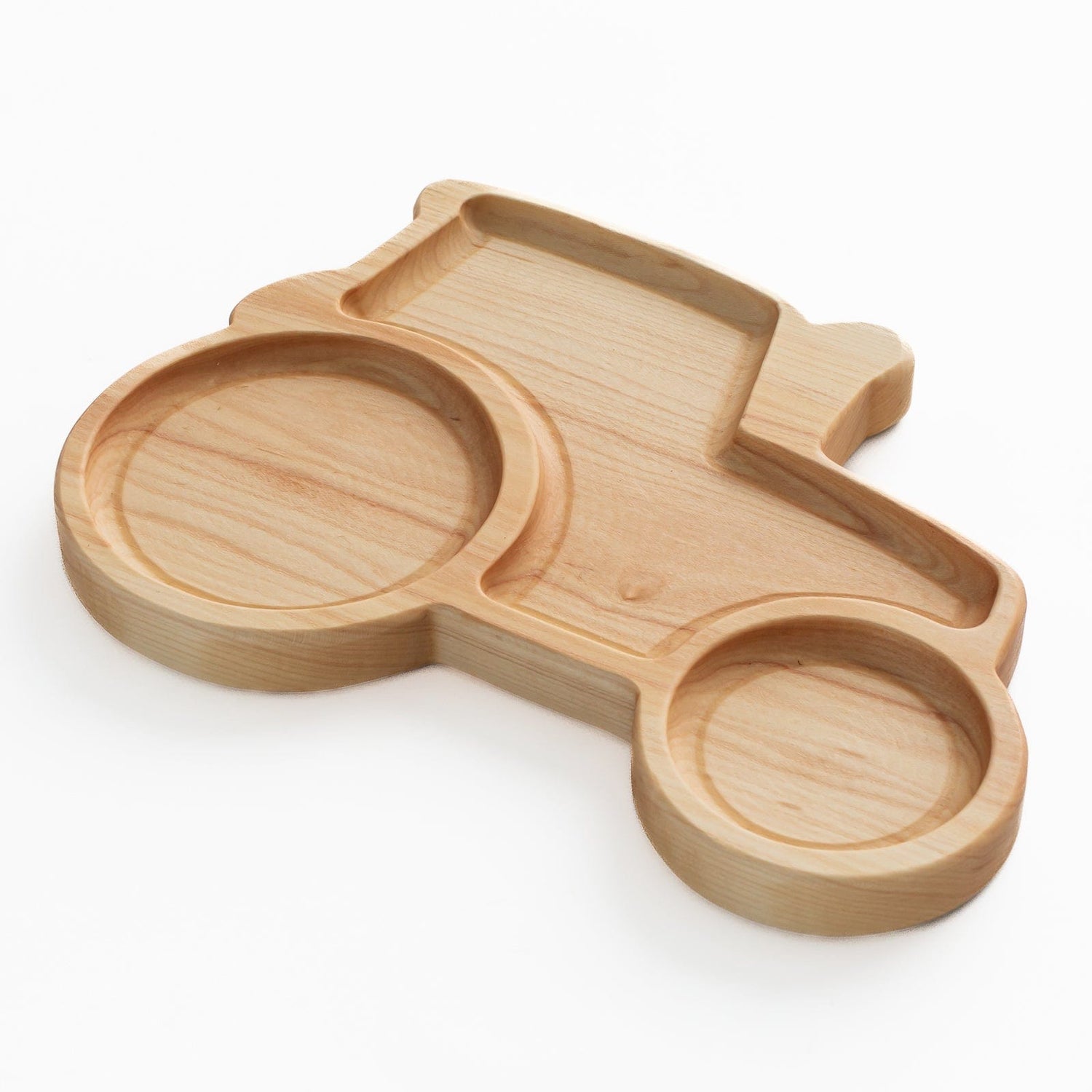 Aw & Co. Sensory Play Wooden Tractor Plate / Sensory Tray (Made in Canada)