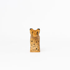 Bumbleberry Toys Wooden Animals "Charlie Cheetah" Wooden Animal Toy (Handmade in Canada)