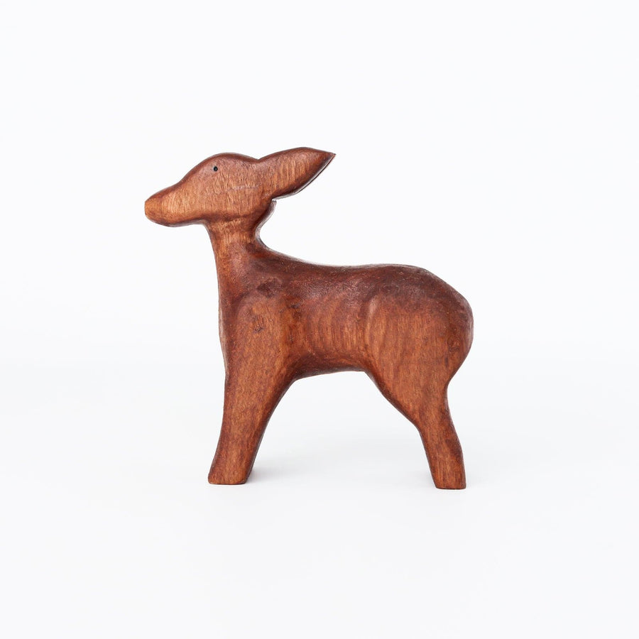 Bumbleberry Toys Wooden Animals "Delilah Doe" Wooden Animal Toy (Handmade in Canada)