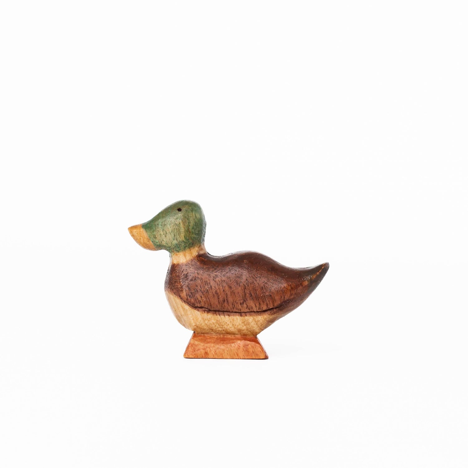 Bumbleberry Toys Wooden Animals "Mal Mallard"  Wooden Animal Toy (Handmade in Canada)