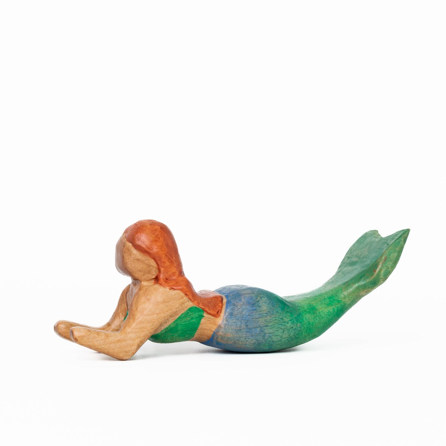 Bumbleberry Toys Wooden Animals "Marina Mermaid" Wooden Fairytale Toy (Handmade in Canada)