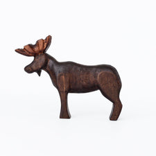Bumbleberry Toys Wooden Animals "Murray Moose" Wooden Animal Toy (Handmade in Canada)