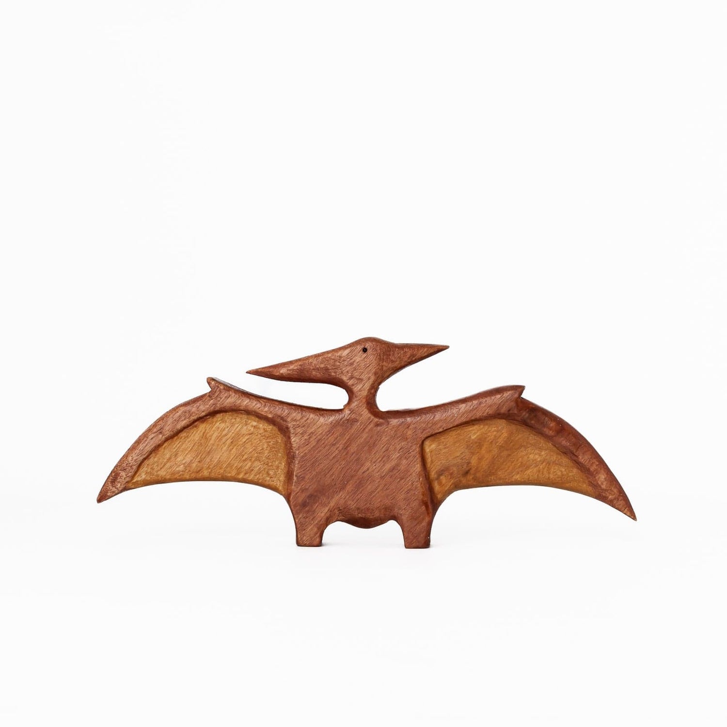 Bumbleberry Toys Wooden Animals "Pratchett Pterodactyl" Wooden Dinosaur Toy (Handmade in Canada)