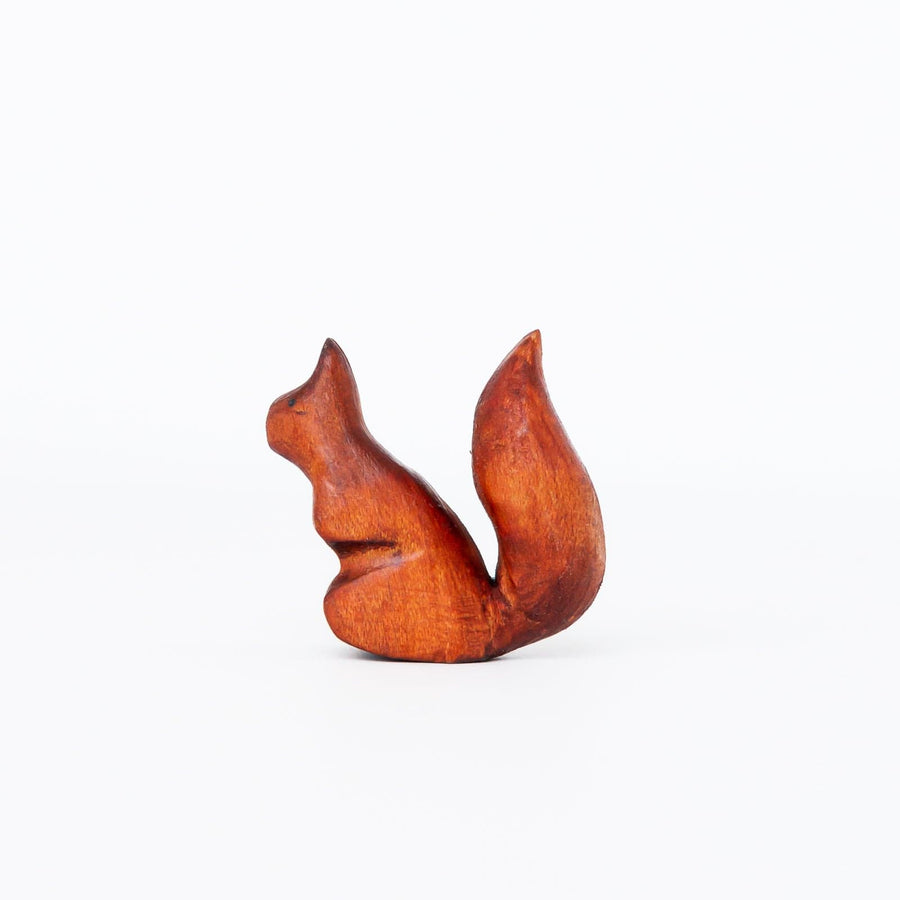 Bumbleberry Toys Wooden Animals 'Sir Noot Squirrel" Wooden Animal Toy (Handmade in Canada)