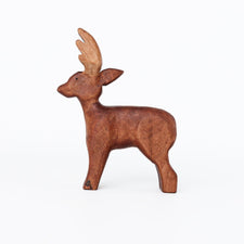 Bumbleberry Toys Wooden Animals "Stuart Stag" Wooden Animal Toy (Handmade in Canada)