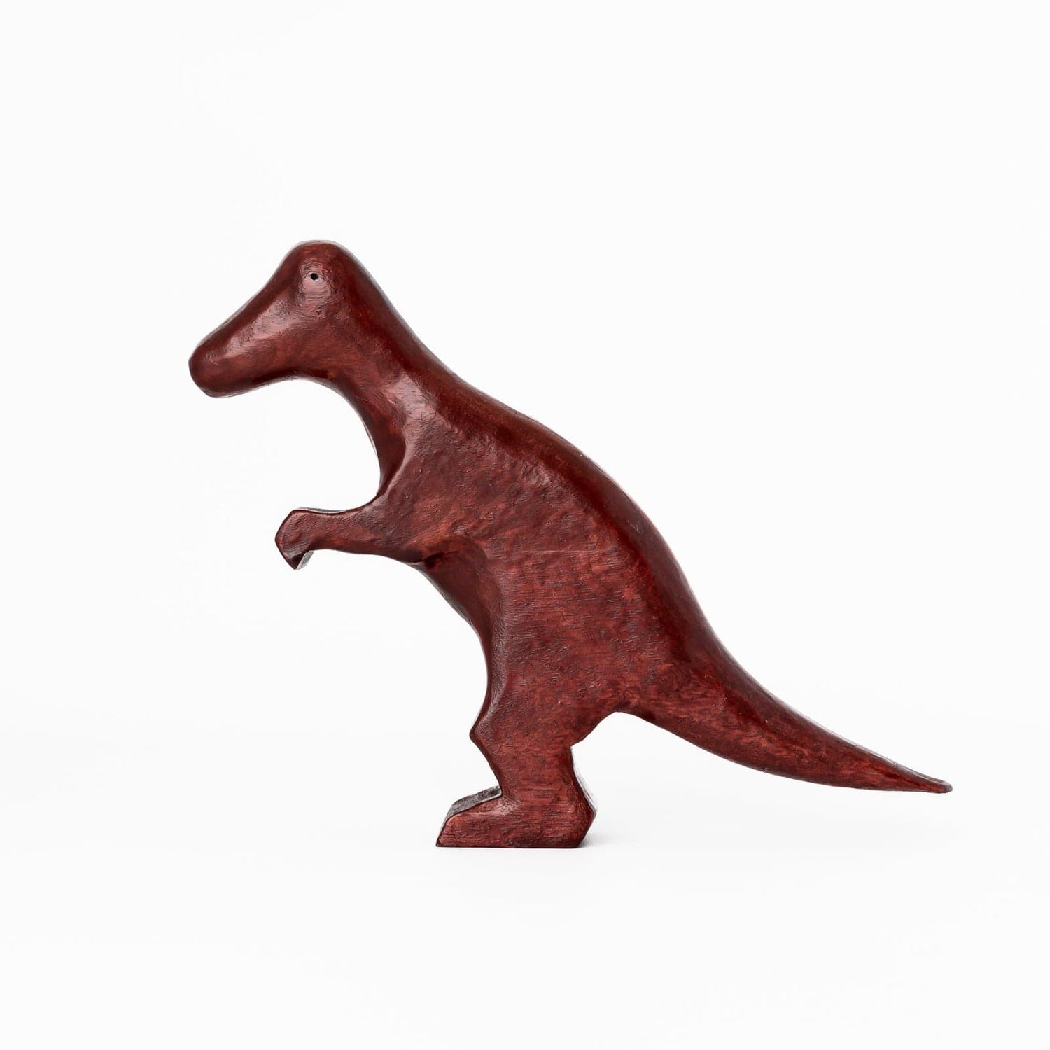 Bumbleberry Toys Wooden Animals "Tennyson  T-Rex" Wooden Dinosaur Toy (Handmade in Canada)