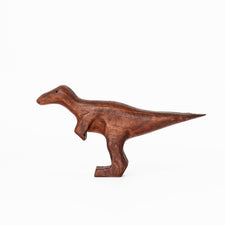 Bumbleberry Toys Wooden Animals "Victor Velociraptor" Wooden Dinosaur Toy (Handmade in Canada)