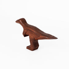 Bumbleberry Toys Wooden Animals "Victor Velociraptor" Wooden Dinosaur Toy (Handmade in Canada)