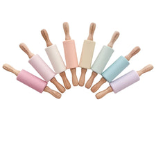 Dough Parlour Sensory Play Premium Silicone Rolling Pin (Made in Canada) - Mint