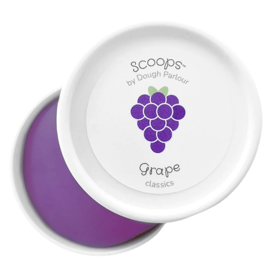 Dough Parlour Sensory Play Scoops® Grape Scented Dough (Made in Canada) Grape Dough | Handcrafted in Canada