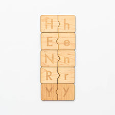 Gladfolk Educational Wooden Alphabet Puzzle & Letter Matching Game