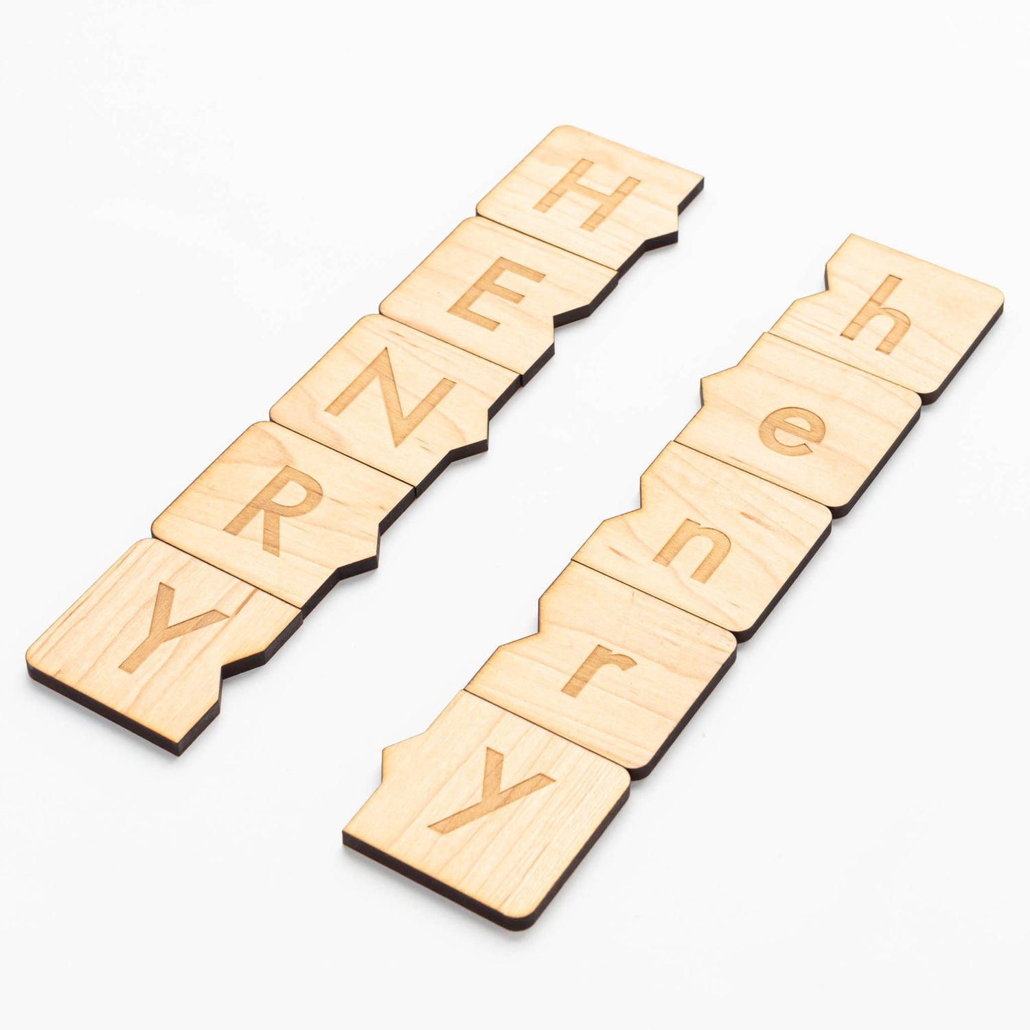 Gladfolk Educational Wooden Alphabet Puzzle & Letter Matching Game