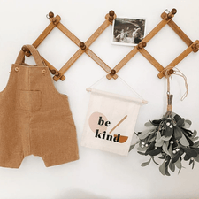 Imani Collective Décor "Be Kind" - Organic Canvas Hang Sign
