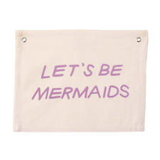 Imani Collective Décor Let's Be Mermaids Banner