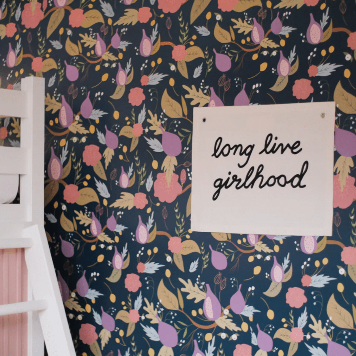 Imani Collective Décor "Long Live Girlhood" Organic Canvas Banner