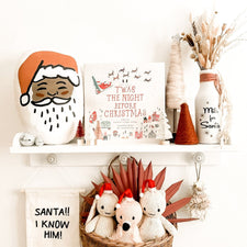 Imani Collective Décor Santa! I Know Him! Hang Sign