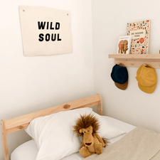 Imani Collective Décor "Wild Soul" Organic Canvas Banner