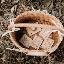 Kinfolk Pantry Sensory Play Easter Egg Eco Play Set (Biodegradable Play Dough Cutter & Stamps)