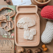 Kinfolk Pantry Sensory Play Field Mushroom Eco Cutter (Biodegradable Play Dough Cutter)