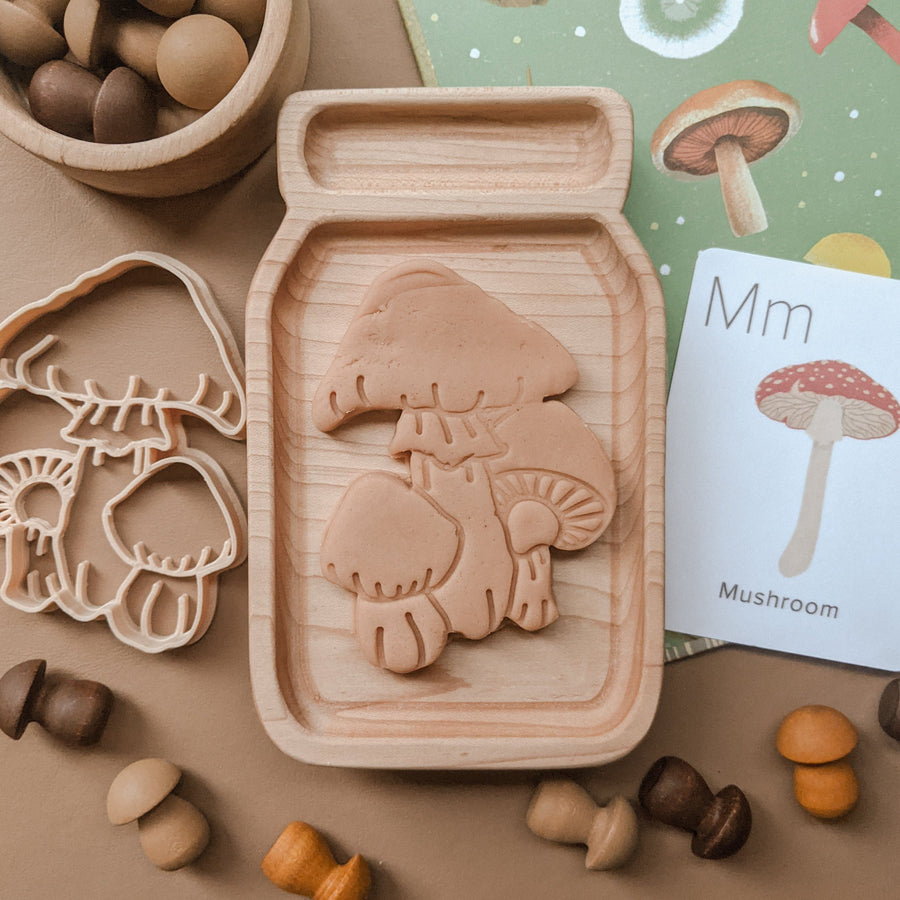 Kinfolk Pantry Sensory Play Fly Agaric Mushroom Eco Cutter (Biodegradable Play Dough Cutter)