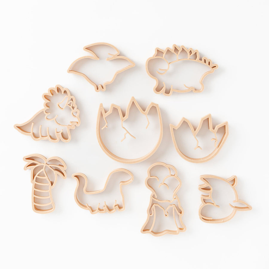 Kinfolk Pantry Sensory Play Mini Baby Dinosaur Set (Biodegradable Play Dough Cutters)