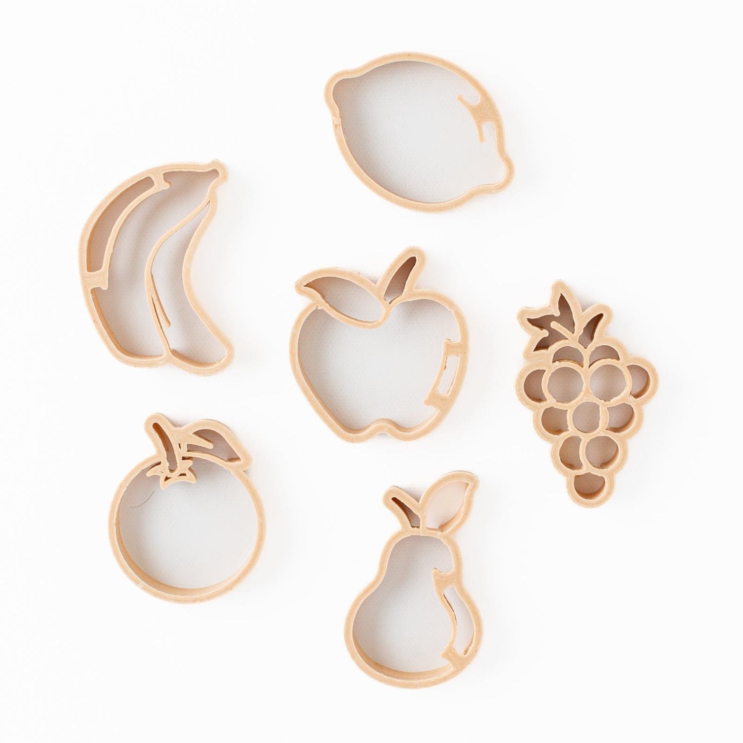 Kinfolk Pantry Sensory Play Mini Fruit Eco Cutter Set (Biodegradable Play Dough Cutters)