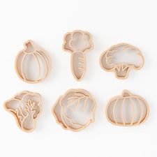 Kinfolk Pantry Sensory Play Mini Vegetable Set (Biodegradable Play Dough Cutters)