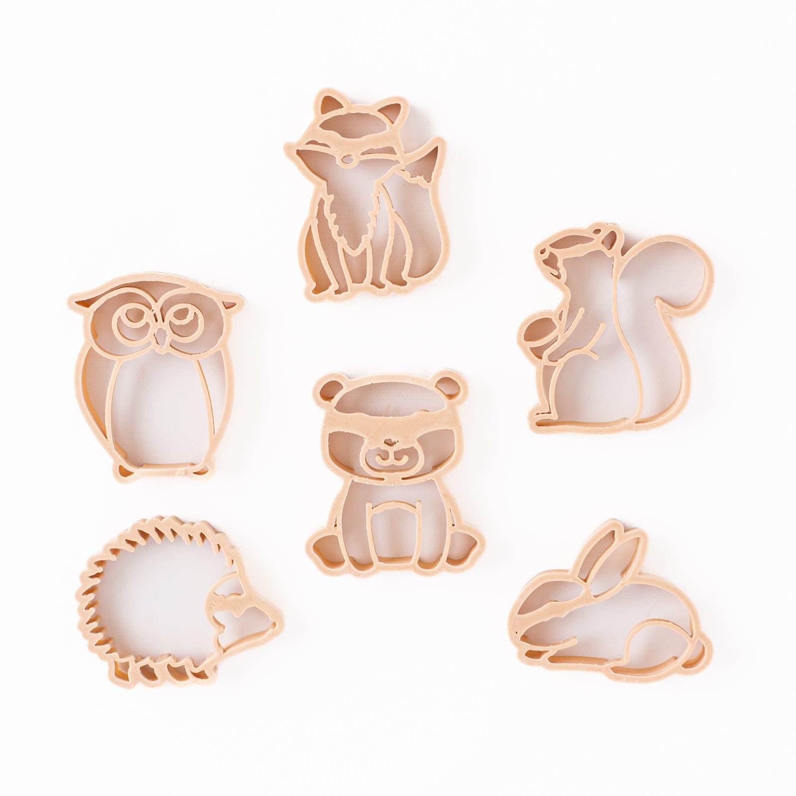 Mini Woodland Animals Play Dough Cutter Set The Playful Peacock