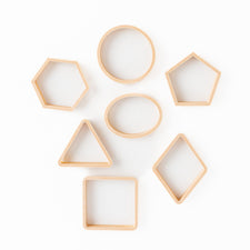 Kinfolk Pantry Sensory Play Shapes Eco Cutter Set (Biodegradable Play Dough Cutters)