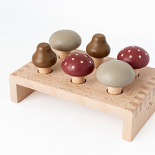 Konges Slojd Pretend Play Wooden Mushroom Hammer Board Wooden Doctor Set | Wooden Doctors Kit
