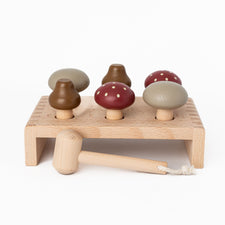 Konges Slojd Pretend Play Wooden Mushroom Hammer Board Wooden Doctor Set | Wooden Doctors Kit