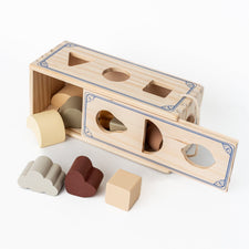 Konges Slojd Pretend Play Wooden Shapes Sorting Set