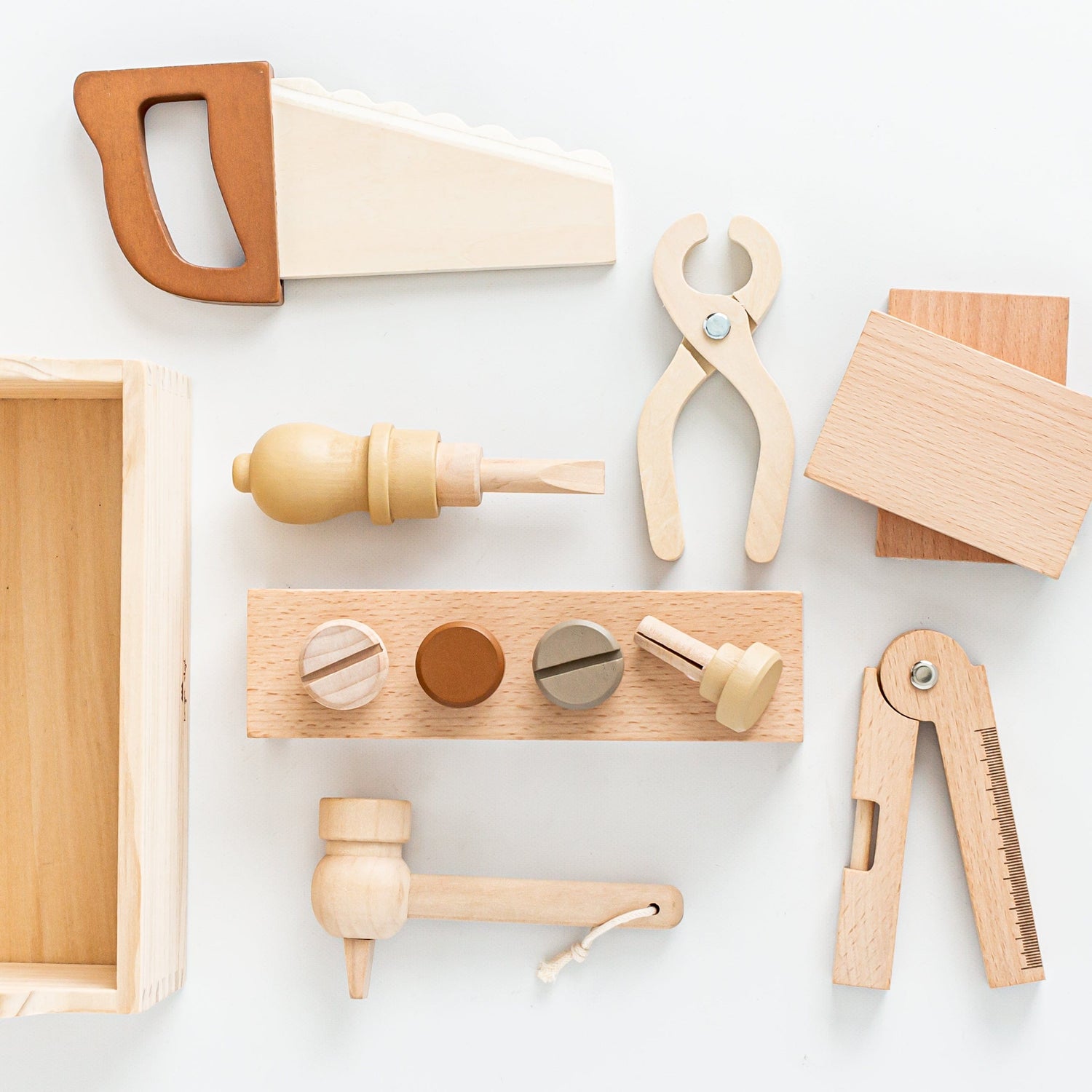 Konges Slojd Pretend Play Wooden Tool Box Set Wooden Tool Box Set | Wooden Tool Box Kit