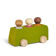 Lubulona Things That GO Lubulona Lime Bus with 3 Figures