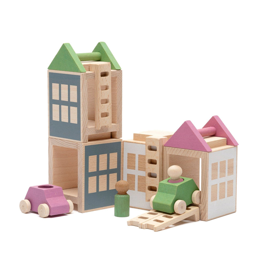 Lubulona Building & Stacking Lubulona Lubu Town Spring City Maxi Set