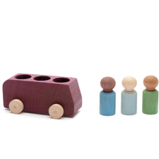 Lubulona Things That GO Lubulona Plum Bus with 3 Figures
