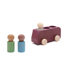 Lubulona Things That GO Lubulona Plum Bus with 3 Figures