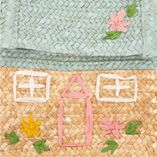 Meri Meri Dress Up Play & Accessories Cottage Straw Bag