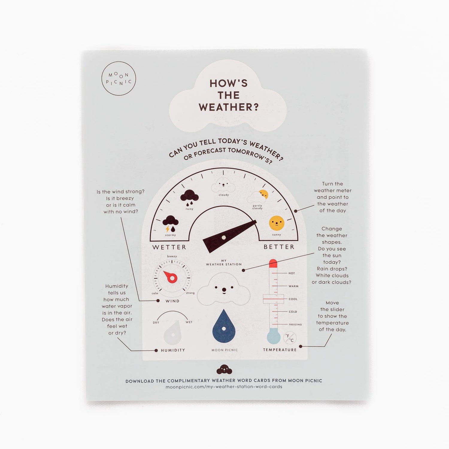 Moon Picnic Educational My Weather Station