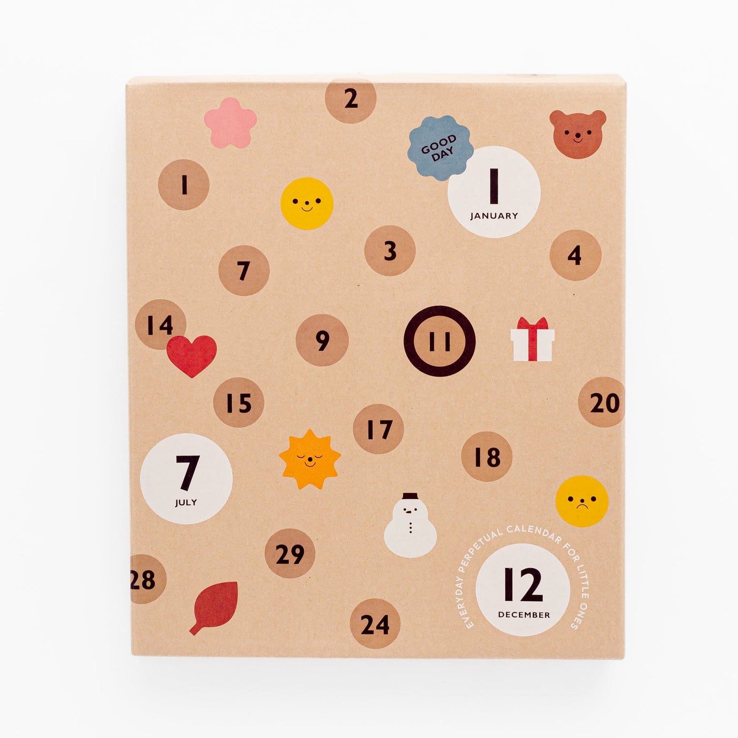 Moon Picnic Educational Wooden Magnetic Calendar