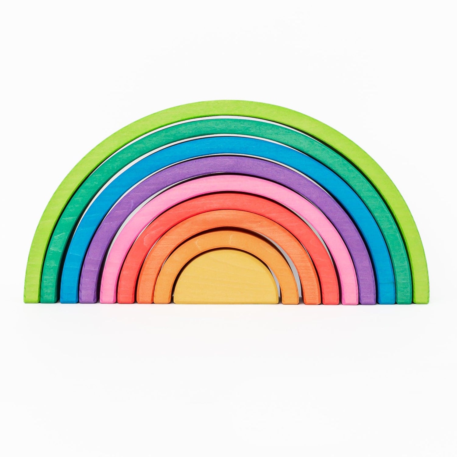 Ocamora Building & Stacking Ocamora 9pc Nesting Rainbow (Green)