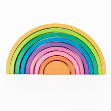 Ocamora Building & Stacking Ocamora 9pc Nesting Rainbow (Yellow)