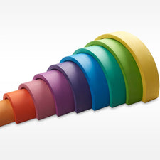 Ocamora Building & Stacking Ocamora 9pc Nesting Rainbow (Yellow)